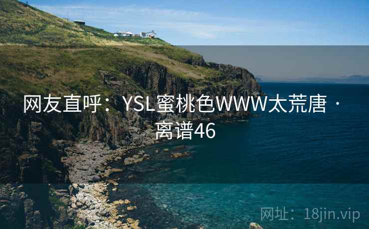 网友直呼：YSL蜜桃色WWW太荒唐 · 离谱46